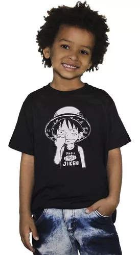 Camisa Temática Infantil Masculino One Piece Luffy - Compra Online I  Pirilampo Kids