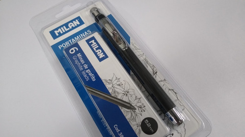 Portaminas Milan Touch 5.2 + Minas De Recambio Afilaminas