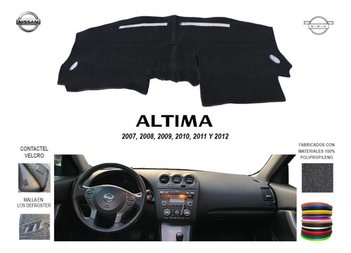 Cubre Tablero Nissan Altima Modelos 2007-2012