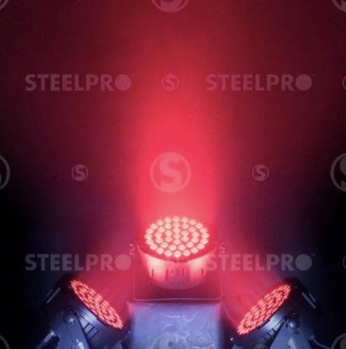 2 Piezas Cañon Par Led 40 X 3.20w Rgb +ambar 404mpr Steelpro