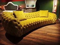Comprar Sillon Sofa Chesterfield Chester Alce 2.50  Pana Chenille