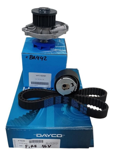 Kit Distribución Dayco + Bomba Agua Skf Fiat 500 L 1.4 16v 