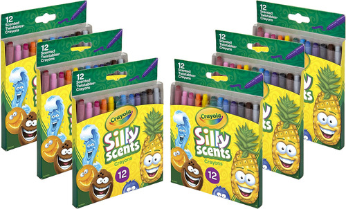 Crayones Con Aromas Crayola Silly Scents X12u Pack X6