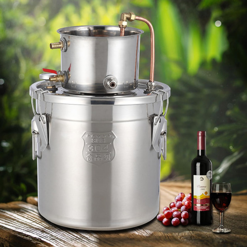 Kit De Destilación De Alcohol Takywep 30l Con Termómetro