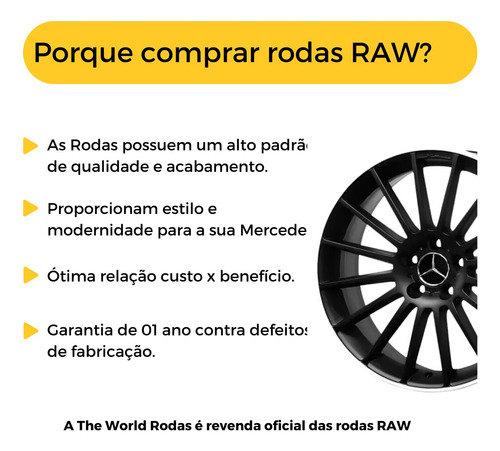 04 Rodas Mercedes Cla45 C63 Amg Aro 19 Preta Fosca Diamant.