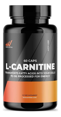 L-carnitina 500mg - Quemador 60 Capsulas | Wiz Nutrition