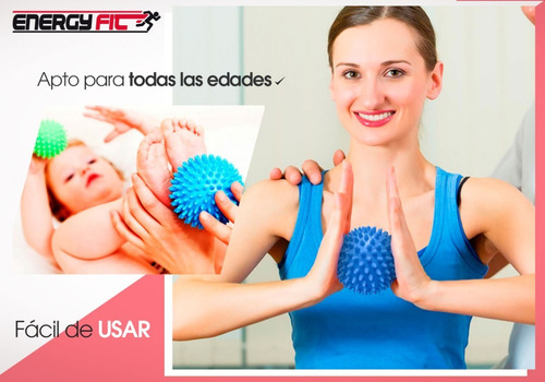 Imagen 7 de 10 de Pelota Masajeadora Pinches Estimulacion Pilates Yoga Maciza