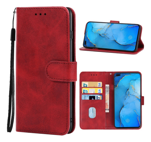 Funda De Piel Para Oppo Reno A