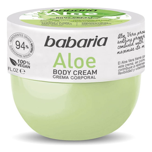 Crema Corporal Babaria Aloe X 400ml