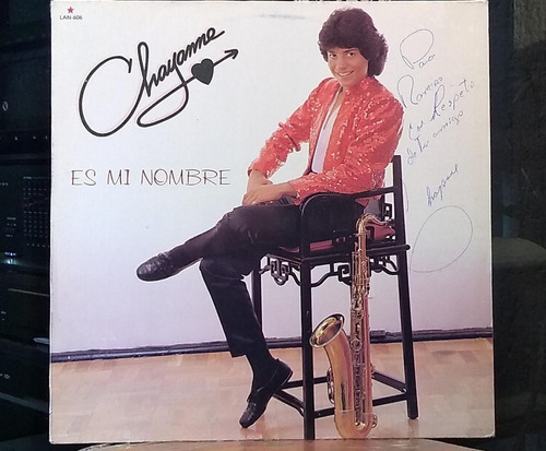 $ Lp Chayanne- Es Mi Nombre- Firmado 