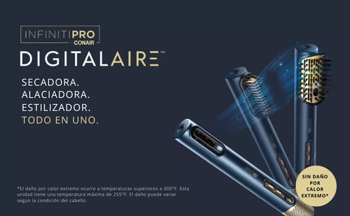Secadora Todo En Uno Infinitipro Airwand As6550 Digital Aire