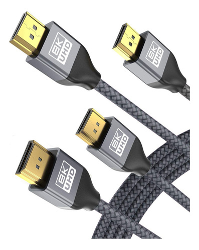 Cable Hdmi 8k 60hz 2 Unidades