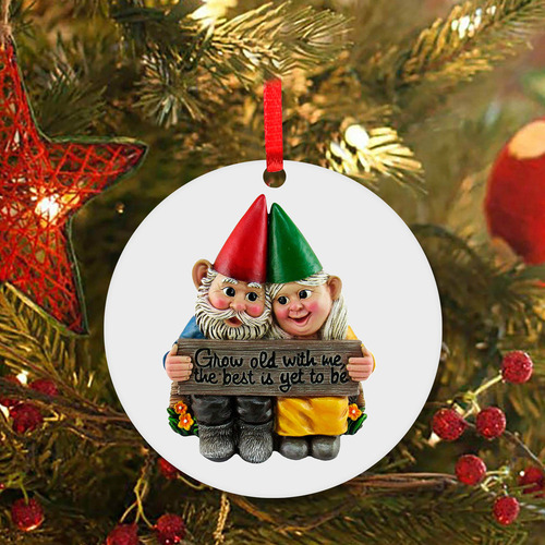 . Colgante Divertido Con Estampado De Papá Noel, Navidad