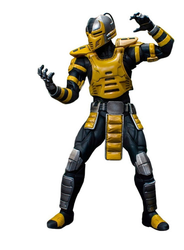 Mortal Kombat Cyrax Storm Collectibles Robot Negro