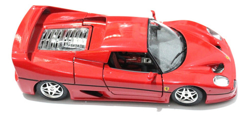 Miniatura Ferrari F50 1995 Coupé 1:24 Burago Red 1552 Color Rojo