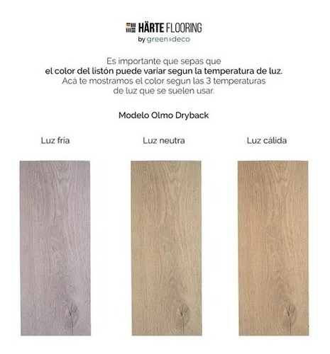 Imagen 7 de 8 de Piso Vinilico Dryback Pvc Lvt 2mm Flotante Simil Madera M2