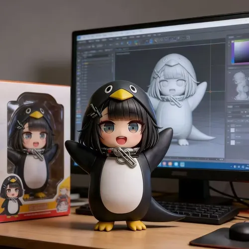Gugu Gaga Pingüino Pequeño Figura De Gerente Ark End Of The