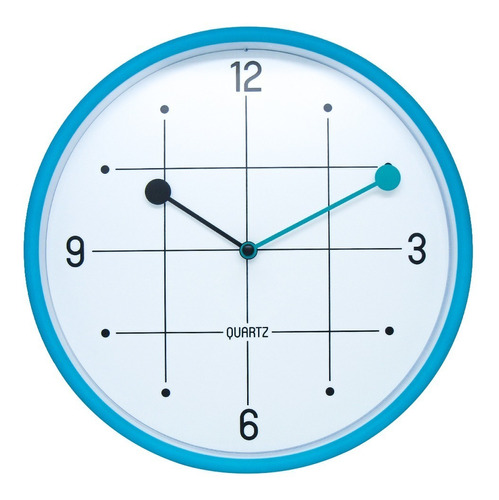 Relógio De Parede Grid Decorativo 25cm Ponteiro - Mai Home