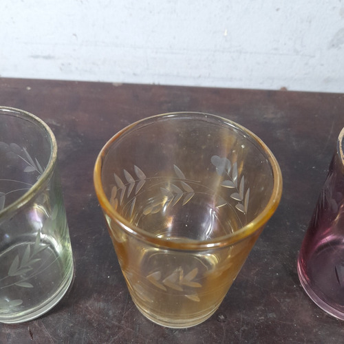 Imagem 8 de 10 de Copo Nadir Figueiredo Antigo Com Ouro Coquetel 100 Ml 6 Peça