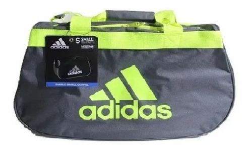 Maleta Deportiva adidas Diablo Gris/verde ¡envio Gratis!