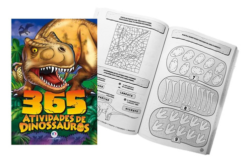 365 Atividades E Colorir Dinossauros Ciranda Cultural 9415