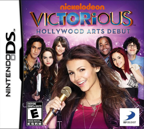 Jogo Victorious Hollywood Arts Debut Para Nintendo Ds
