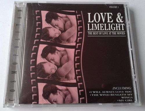 Love & Limelight The Best Of Love At The Movies Cd Raro 1999