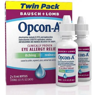 Opcon A Gotas Ojo Rojo Y Alergias- Antihistaminico 2 X 15ml