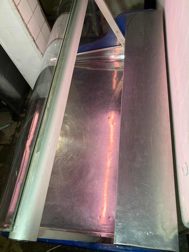 Imagen 6 de 7 de Vitrina Heladera 1.50m Vidrio Curvo Lácteos Fiambres Carnes