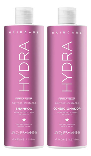  Shampoo + Condicionador Jacques Janine Hair Care Hydra 440ml