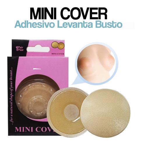 Imagen 3 de 7 de Adhesivo Levanta Busto Silicona Hipoalergénico Reutilizable