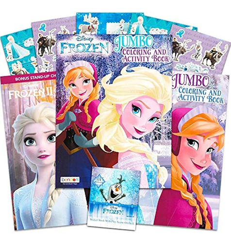 Disney Frozen Libro De Colorear Super Set  Disney