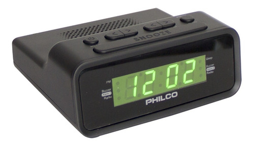 Radio Reloj Despertador Con Alarma Dual Philco