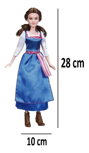 Muñeca Bella Y Bestia Disney Princesas Vestido Aldea Hasbro