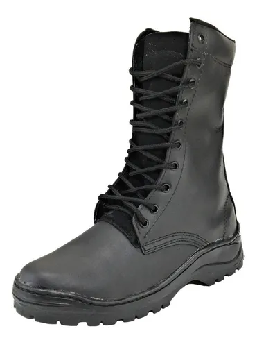Botas Altas Militar T ctica Piel Con Cierre Armystore