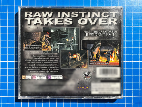 Dino Crisis Playstation 1 Ps1 (Usado)