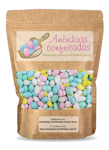 Amêndoas Confeitadas Coloridas Bebê Classic 250 Unidades