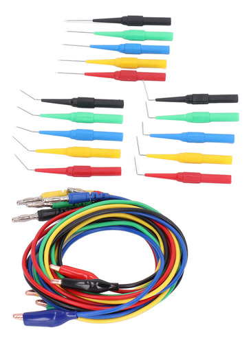 Kit De Cables De Prueba Tipo Banana, Chapados En Níquel, Cli