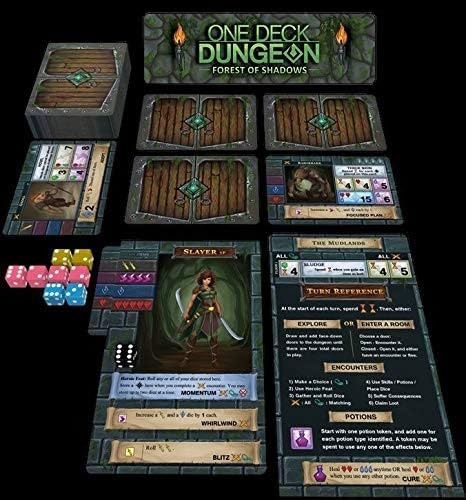 Juego De Mesa Asmadi Games One Deck Dungeon: Forest Of Shado