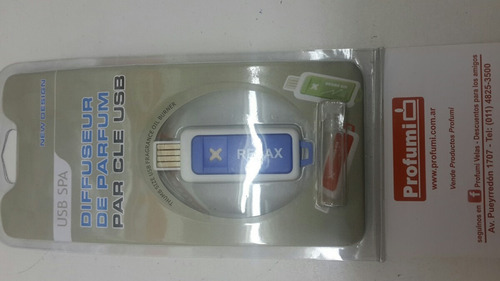 Difusor Ambiental Aromatizador Usb Con Forma De Pendrive