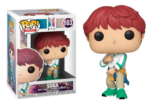 Bts Suga #103 Kpop Pop Funko Rocks Com Inmetro