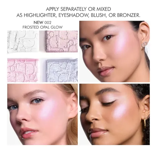 Dior Backstage Glow Maximizer Palette 002 Frosted Opal Glow
