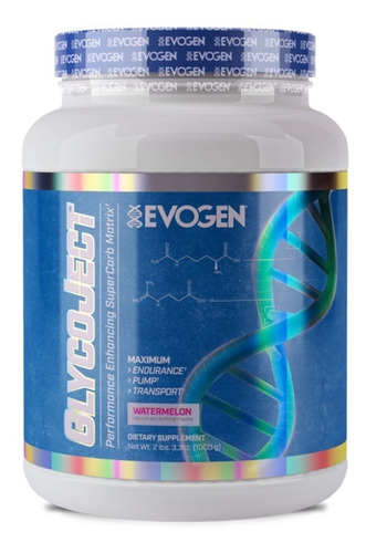 Evogen Glycoject 37 Servicios Recuperador Post Entreno