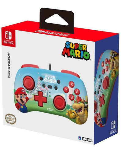 Controle Hori HoriPad Mini Super Mario Com Fio Wired Switch