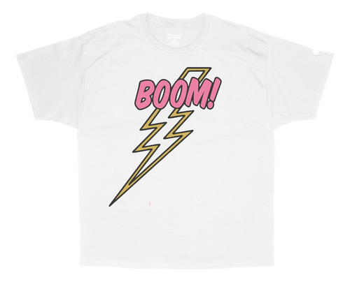 Remera Estampada Color Dtg Regalo Rayo Boom