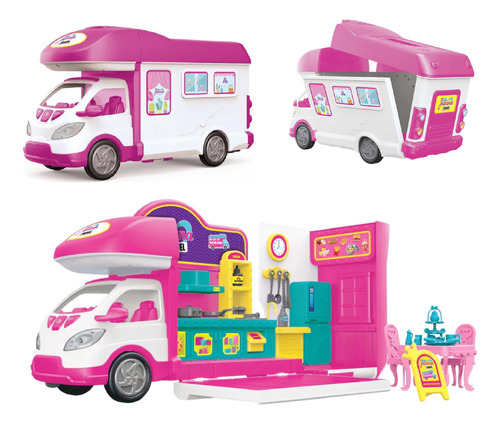 Juliana Travel Motor Home Con Luz + Sonidos + Accesorios 