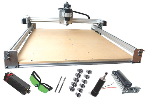 Router Cnc 6060 3 En 1 Spindle + Laser + Eje Rotativo / Msi