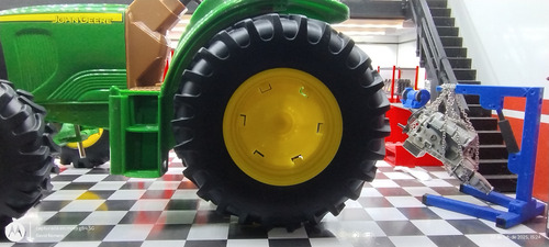 John Deere Tough Tractor Ertl Escala 1 16 Verde Lima (Usado)