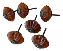 Comprar 15 Tiradores Manija P\u002Fmueble Acrilico Ambar Caramelo