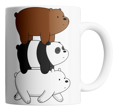 Taza De Cerámica - Osos Escandalosos Encimados